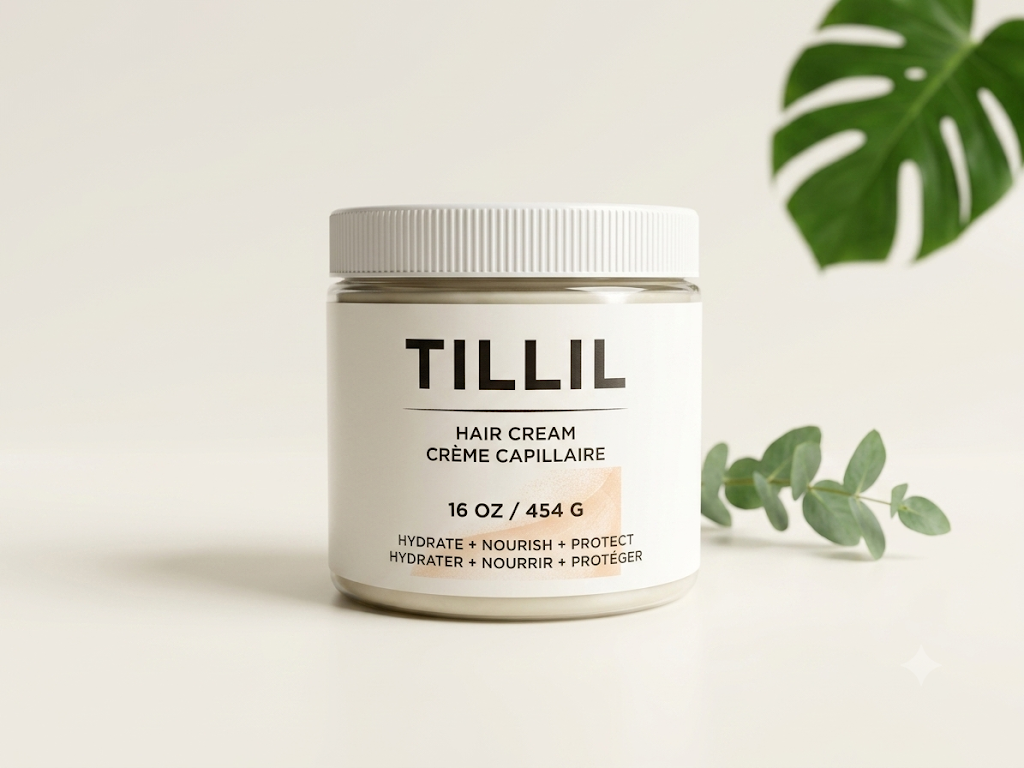 TILLIL Hair Cream with Castor oil